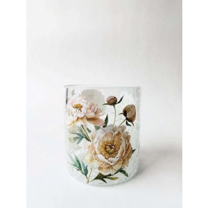 Lysglass Krakelert Peoner