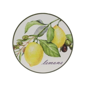 Glassbrikke m/Sitron Keramikk d 11cm