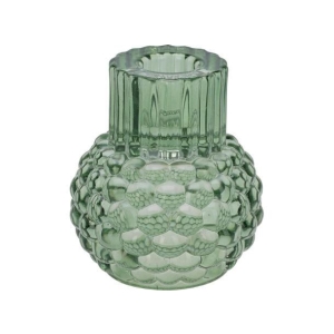 Lysestake kronelys Grønn bobler 9x7,5cm