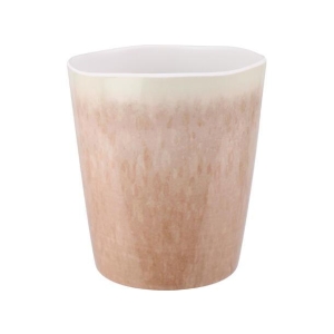 Krus Melamin Beigesjattert 9x10.5cm