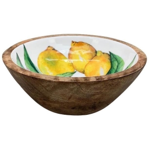 Skål Sitron Mangotre 25x25 h10cm, 1,8L