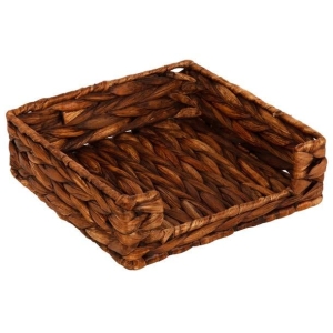 Serviettholder Mørk Brun Sjøgress 20x20x6cm