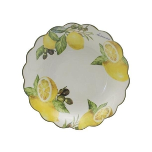 Serveringsfat med sitronmotiv