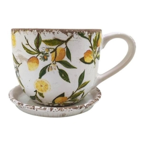 Blomsterpotte Kopp m/Sitron 21x15x13cm