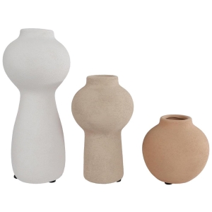 Vase jordfarget keramikk 29cm