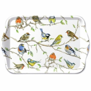 Fat Melamine 13X21cm Birds Meeting