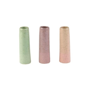 Vase Geo h11cm lilla/sjøgrønn/rosa Pris per stk.