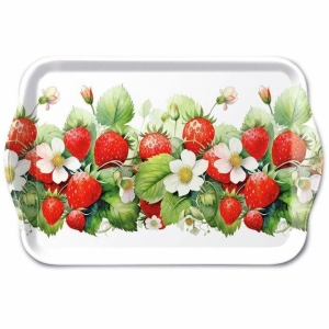 Fat Melamine 13X21cm Jordbær