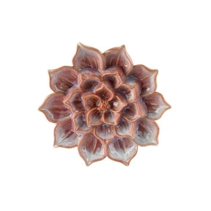 Blomst i keramikk til vegg Rosa D28cm