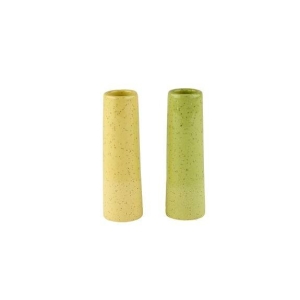 Vase h11cm gul/grønn Pris per stk!