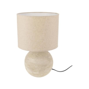 Lampe Sand keramikk m/stoffskjerm 36,5cm
