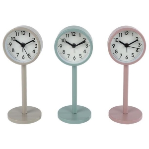 Klokke Metall Grønn/turkis h14cm