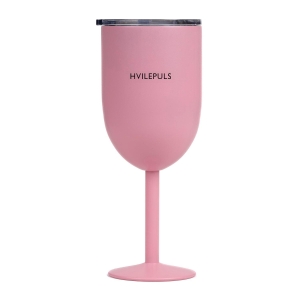 Termo vinglass Lys rosa "HVILEPULS"