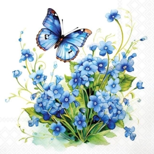 Serviett Lunsj "Forget me not"