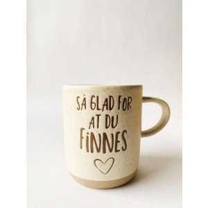 Krus "Så glad for at du finnes"