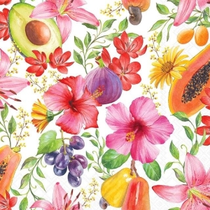 Serviett Lunsj "Tropical delights"