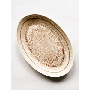 Valborg Serveringsfat 41x28 cm Rosa