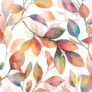 Serviett Lunsj Colourful Leaves