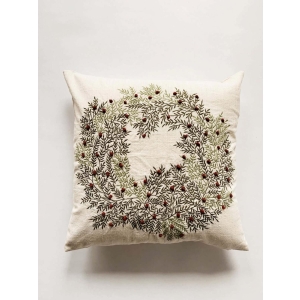 Putetrekk brodert Krans 45x45cm