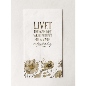 Serviett Buffet "Livet-vidunderlig"